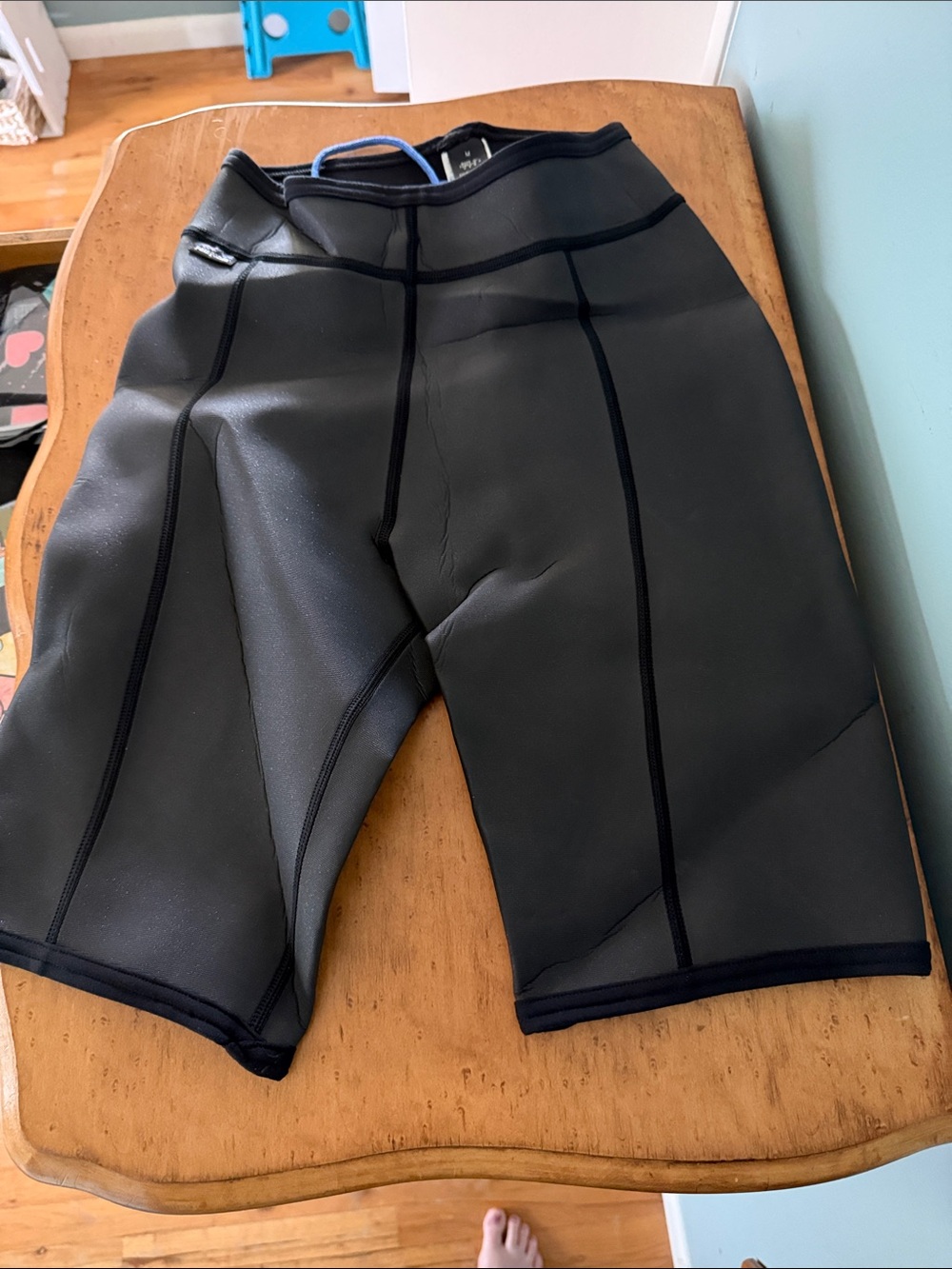 Men’s Black 2mm Neoprene Swim/Active Shorties- 3 available, 2 L, 1 M